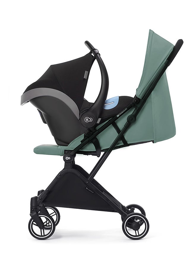 Kinderkraft - 2 in1 Indy2 Lightweight Stroller With Mink Car Seat - Sea Green - Image 1