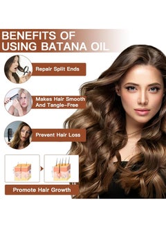 EELHOE Batana Oil for Hair Growth Healthier Thicker Fuller Hair, Batana oil, Batana Oil for Hair Growth, Batana Oil Organic, Batana Oil Organic for Healthy Hair, Batana Oil Hair Mask  - Image 4