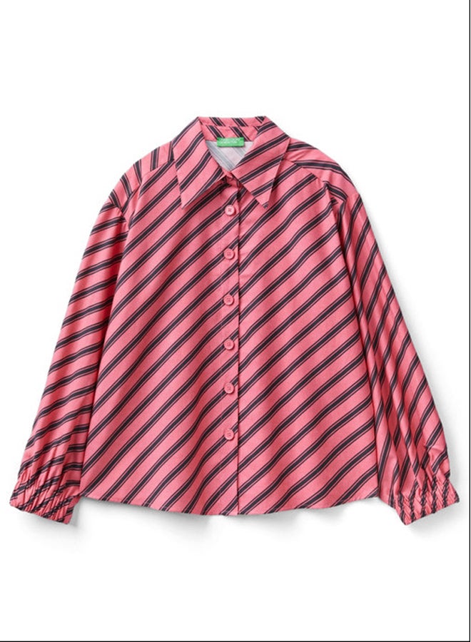 Benetton REGIMENTAL STRIPED SHIRT  - Image 4