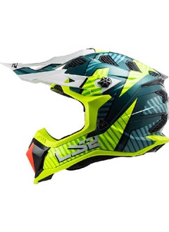 LS2 LS2 HELMET SUBVERTER EVO MX700 ASTRO  COBALT H -V YELLOW XL  - Image 1