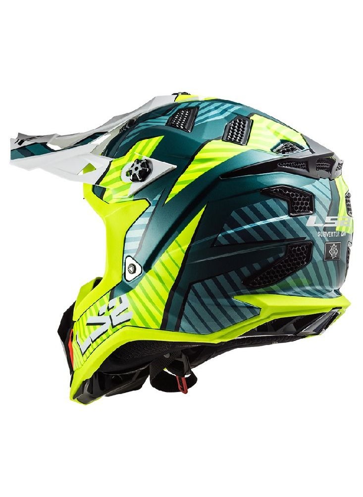 LS2 - LS2 HELMET SUBVERTER EVO MX700 ASTRO  COBALT H -V YELLOW XL - Image 1
