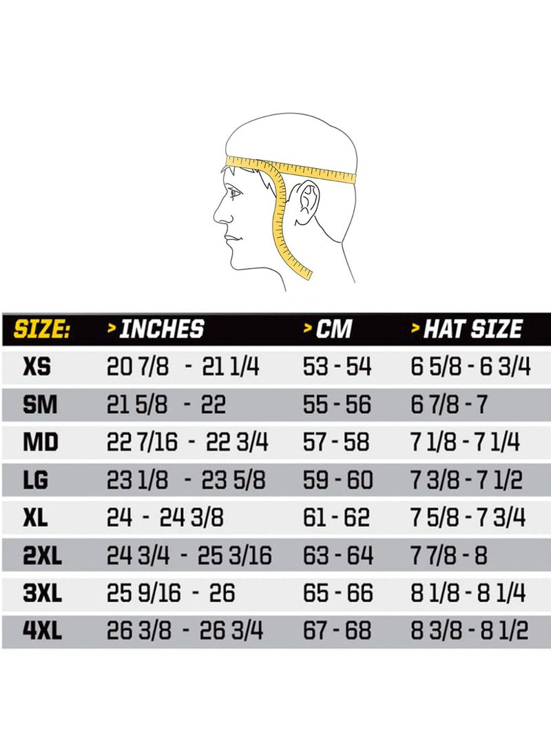 LS2 - LS2 HELMET SUBVERTER EVO MX700 ASTRO  COBALT H -V YELLOW XL - Image 1