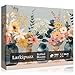 Larkipuzz Wildflowers Puzzles for Adults 1000 Pieces Colorful Plant Floral Jigsaw Puzzles Flower Vase Impossible Challenging Spring Garden Theme as Art Decor - Image 2