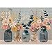 Larkipuzz Wildflowers Puzzles for Adults 1000 Pieces Colorful Plant Floral Jigsaw Puzzles Flower Vase Impossible Challenging Spring Garden Theme as Art Decor - Image 4