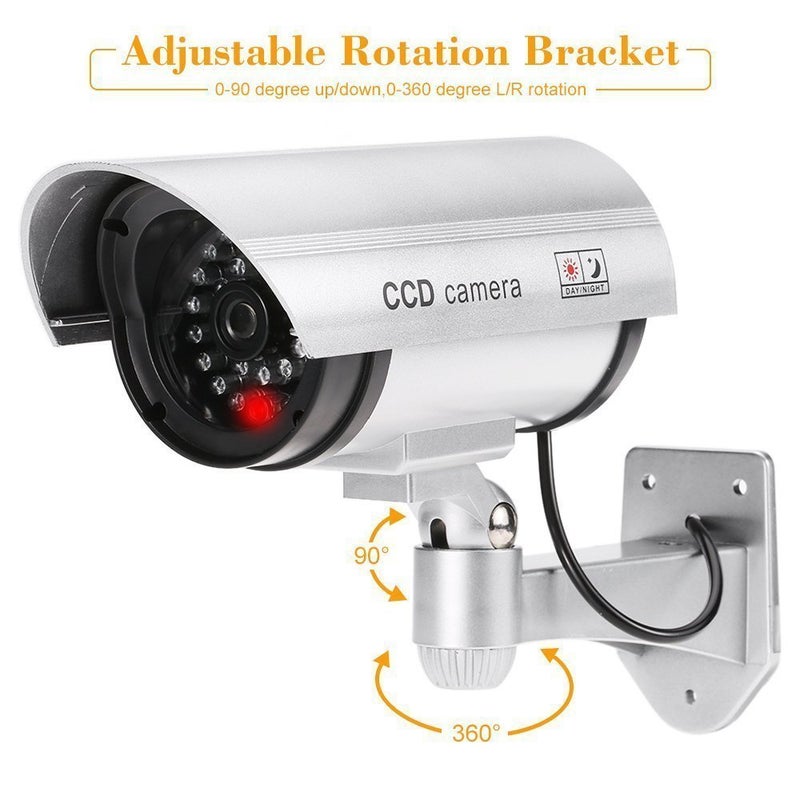 Vruta Security CCTV False Outdoor CCD Camera Fake Dummy Security Camera Waterproof IR Wireless Blinking Flashing - Image 3