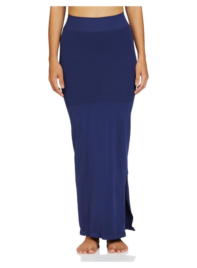 zivame Zivame Seamless All Day Mermaid Saree Shapewear - Navy Blue - Image 1