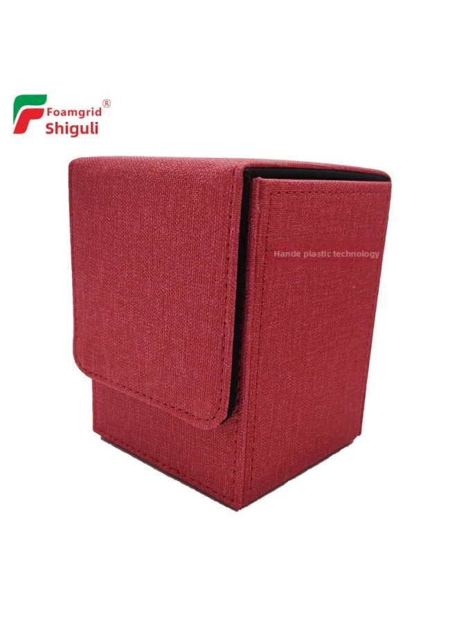 Spot PU Leather 100 + Magic Card Game King Star Card Box Magnetic Card Box Table Game Storage Box Game Card Box