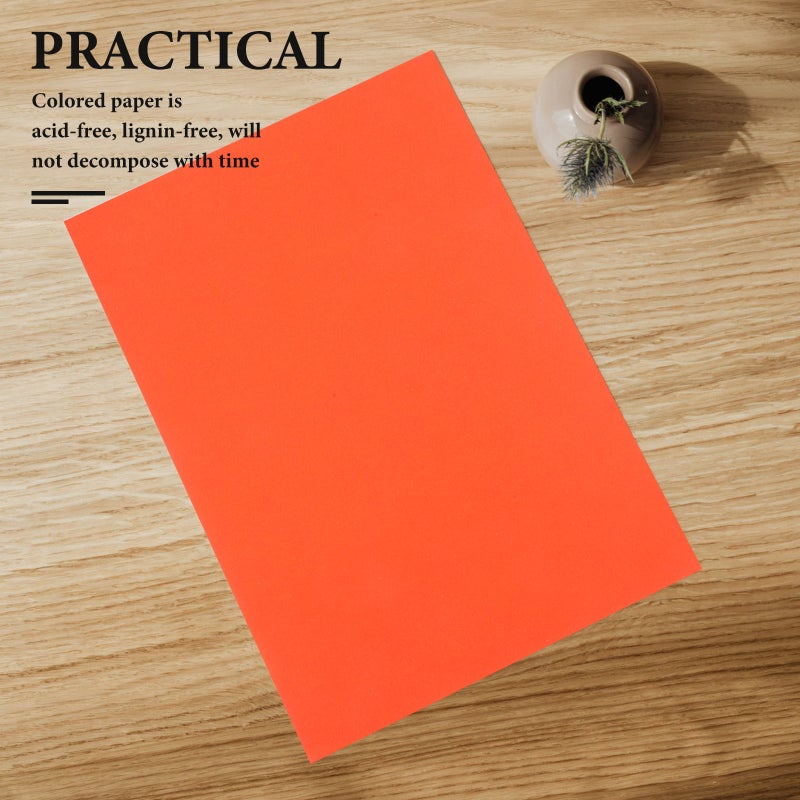 200 Sheets A4 Colored Paper Copy Paper For Diy Kids Art Craft Drawing Origami Scrapbooking School Office Projects Printer - Image 3