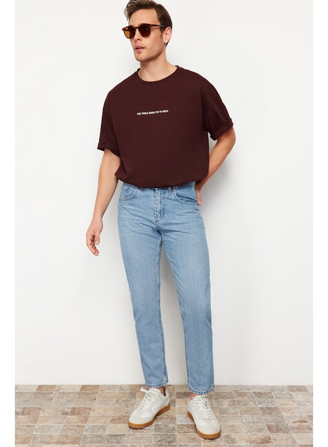 trendyol Blue Essential Fit Jeans Denim Trousers TMNAW23JE00104 - Image 2