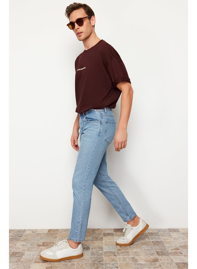 trendyol Blue Essential Fit Jeans Denim Trousers TMNAW23JE00104 - Image 3