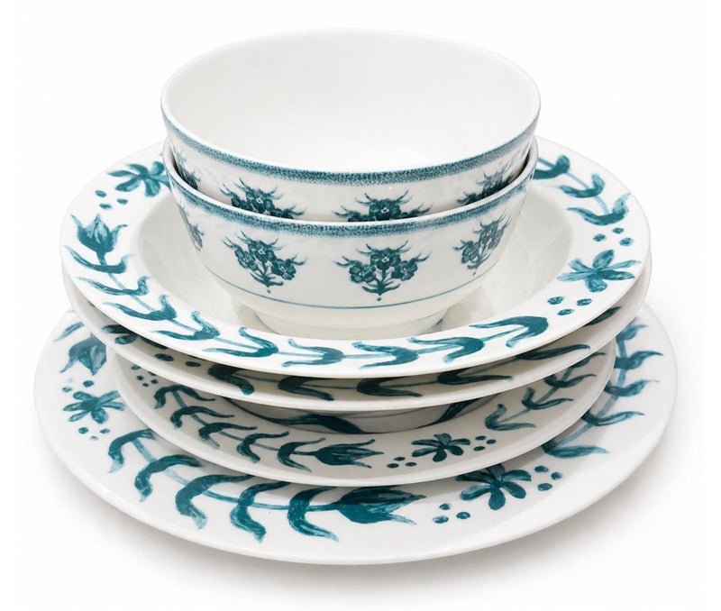 Rossetti Palais Dusultan Green Pasta Bowl (9 Inch) - Image 4