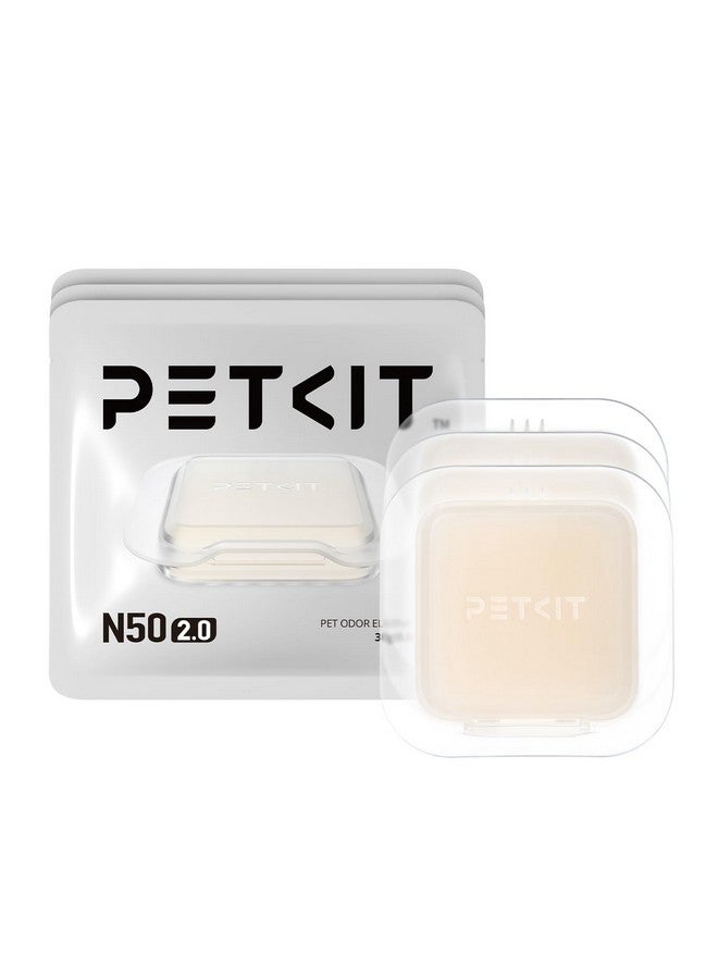 PETKIT N50 Odor Eliminator 2.0 Exclusive For Puramax Self-Cleaning Cat Litter Box, Cat Toilet Odor Control(Pack Of 3) - Image 1