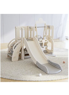 Arabest Toddler Slide Kids Slide and Swing Set, Baby Slide Climber Playset with Safety Swing Set, Indoor Outdoor Backyard Baby Playground Toys for Toddlers  - Image 1