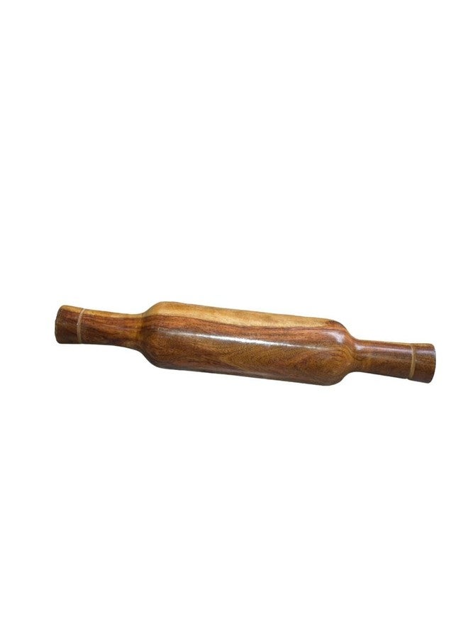 FUTUREZ KEY Large Wooden Rolling Pin with Handle for Baking and Cooking, Wooden - Image 2