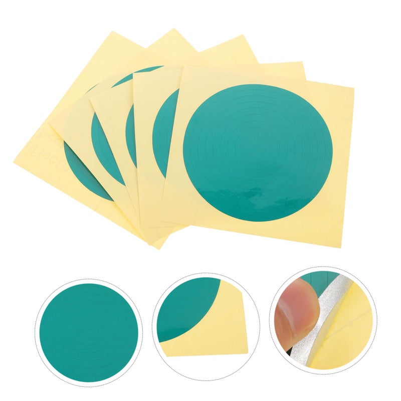 5 Sheets Adhesive Pressure Gauge Stickers Identification Labels For Workplace Use - Image 3