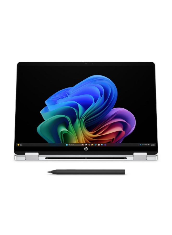 HP OmniBook 5 Flip x360 Laptop With 14 Inch WUXGA (1920x1200) Display,  Core Ultra 5 322 Processor/16GB RAM DDR5/512GB SSD/Intel Graphics/Windows 11 Home/ English/Arabic Glacier Silver - Image 3