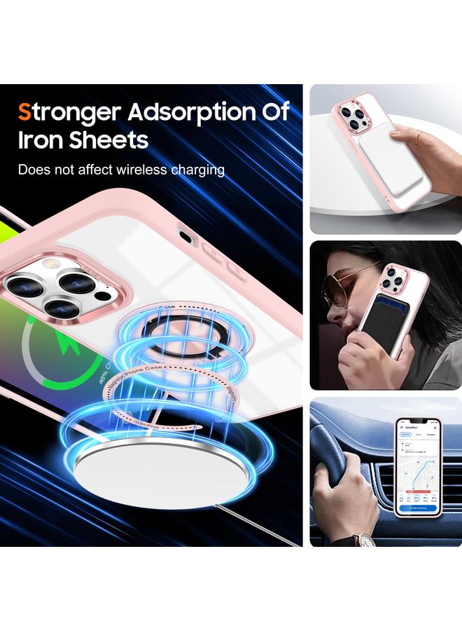 S-TOP Case For iPhone 15 Pro Max Magnetic Rotating Ring Holder Phone Case - Image 4