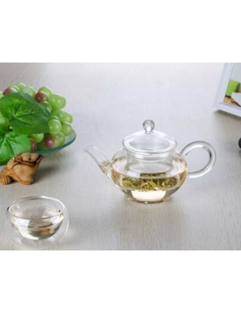 Tealand Dishwasher Safe Heat Resistant Glass Teapot with Removable Glass Infuser for Loose Tea and Tea Maker (1 Liter)  - Image 3