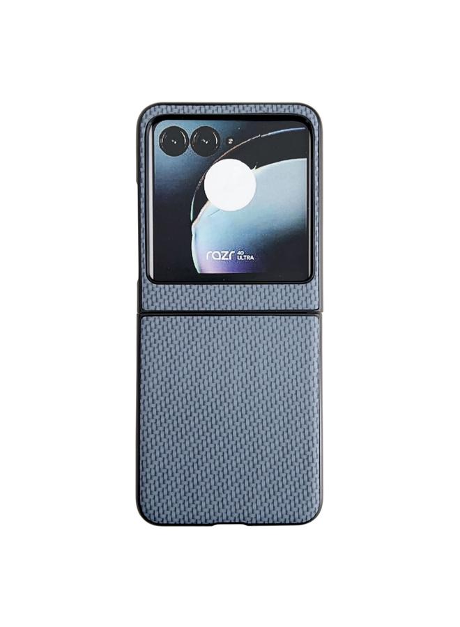 erorex Case For Motorola Razr 40 Ultra / Razr 2023 Weave Texture PC Phone Case - Image 1