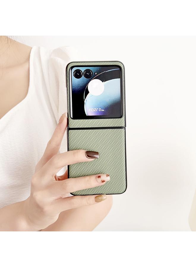 erorex Case For Motorola Razr 40 Ultra / Razr 2023 Weave Texture PC Phone Case - Image 4