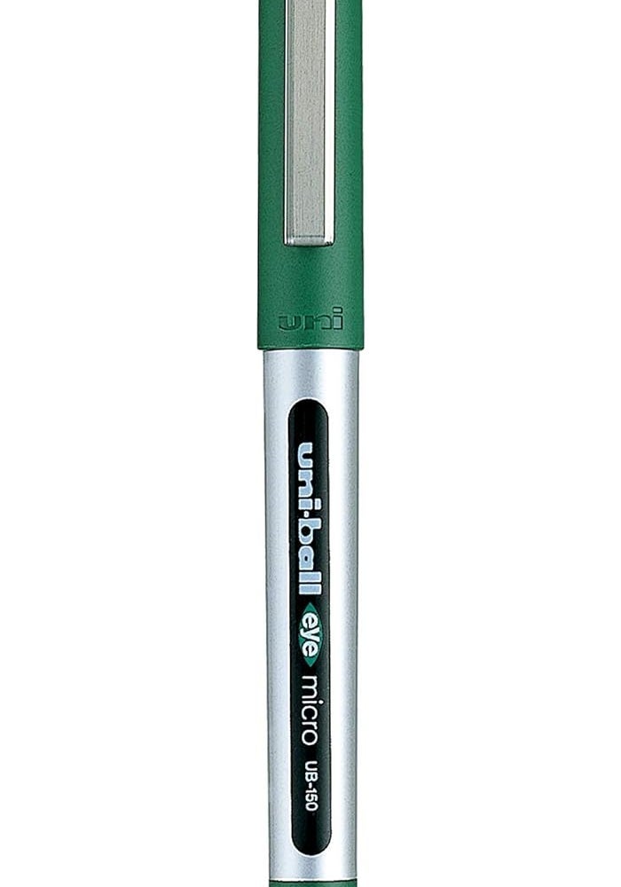 Uniball uni-ball Eye UB150 Roller Pen Set (Green Ink, Pack of 5) - Image 3
