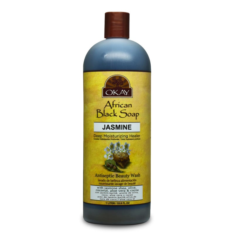 أوكي صابون سائل أسود أفريقي بالياسمين - Image 1