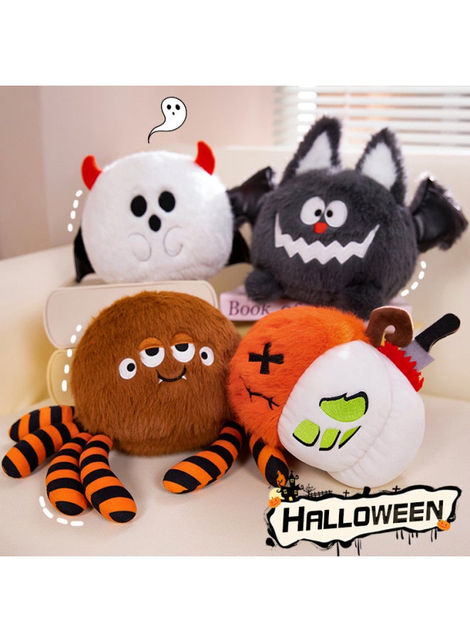 Loquat Pumpkin Bat Kid Spider Cute Gift Plush Toy Doll Product Batch Discovery-Color:20cm Spliced Pumpkin 0.175kg-Height:See Details Above - Image 2