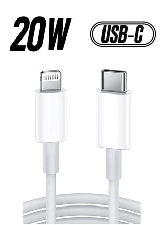 USB C to Lightning Cable 2M [MFi Certified] Compatible with Apple iPhone 14 Pro Max/13/12/11 Pro/X/XS/XR/8 Plus/AirPods Pro,Supports Power Delivery,White - pzsku/Z8EE4FF251F5E38D189F9Z/45/_/1739572134/cd007457-2e25-4bda-af9b-1352f2cea10d