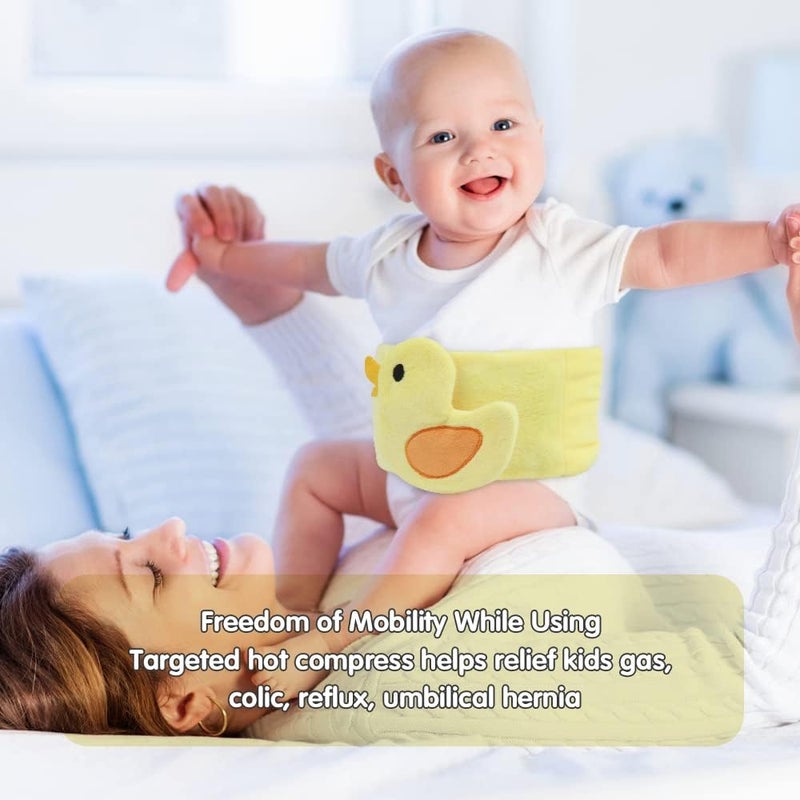 Hilph Baby Colic and Gas Relief Tummy Wrap - Yellow Duck - Image 4