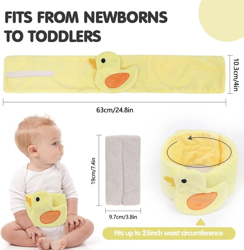 Hilph Baby Colic and Gas Relief Tummy Wrap - Yellow Duck - Image 5