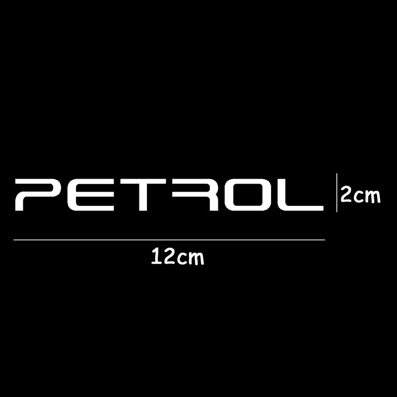 Careflection Petrol Sticker for Car Fuel Tank, Branded self Adhesive Vinyl Sticker(12cm X 2cm) White - Image 2