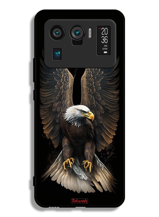 Tolwak Xiaomi Mi 11 Ultra Protective Case Cover Eagle Spread Wings - Image 2