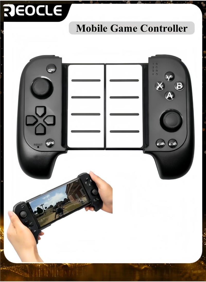 REOCLE Mobile Game Controller for Switch & iOS & Android & Tablets, Low Latency Phone Controller Grip Wireless Gamepad Hall Trigger, Play Minecraft, Genshin Impact, Call of Duty Mobile - Image 1