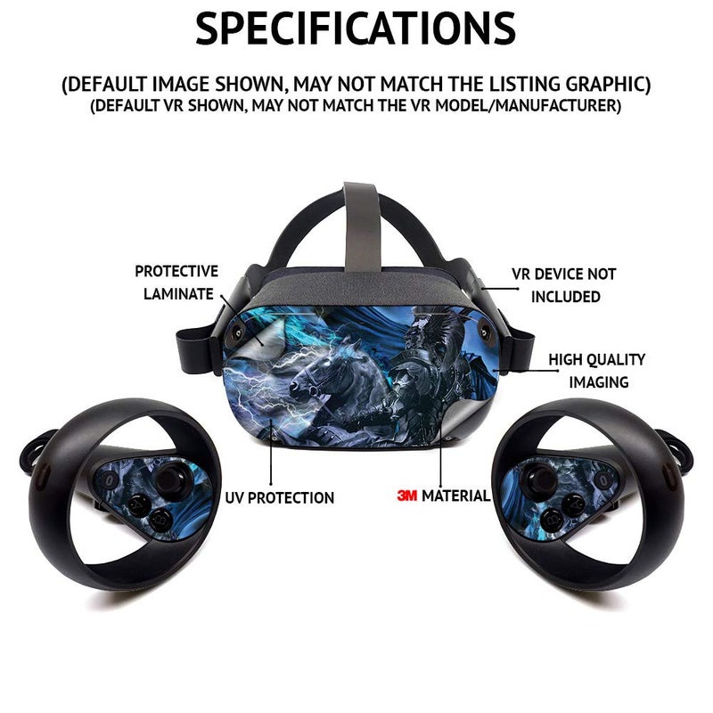 MIGHTY SKINS MightySkins Skin Compatible with Oculus Quest 2 - HTC Fall | Protective, Durable, and Unique Vinyl Decal wrap Cover | Easy to Apply, Remove, and Change Styles | Made in The USA - Image 3
