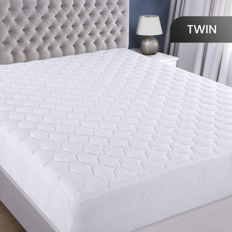 Utopia Bedding Waterproof Mattress Protector, Twin Mattress Pad, Quilted Fitted Cover Stretches up to 16 Inches Deep (White) - Image 2