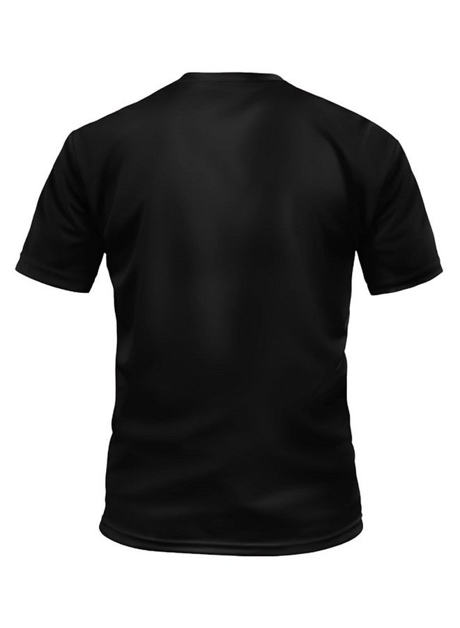 ليوتود تي شيرت رجالي من LEOTUDE بقصّة عادية وقبة دائرية وأكمام نصفية بتقنية Dri-Fit (39_Black_Insane_P_Black_3XL) - Image 2