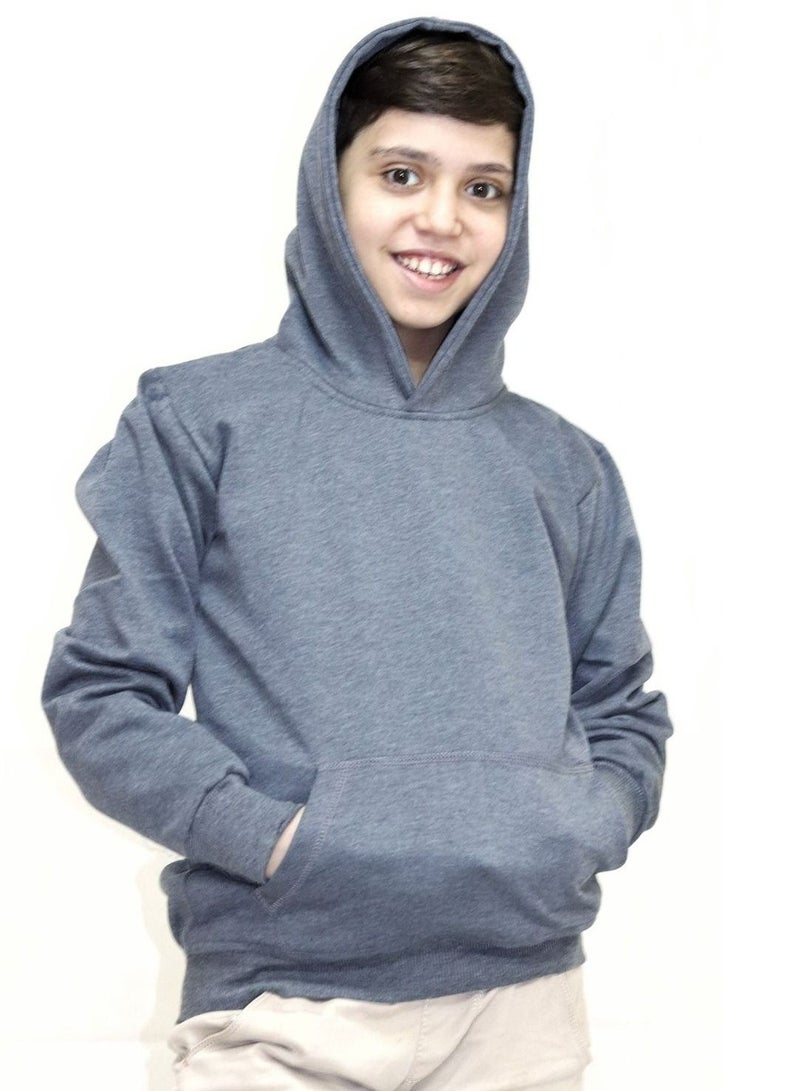 وان هاند هودى ميلتون قطن للاطفال - رمادى غامق - Image 1