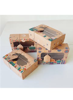 Generic 8pcs per set Eid party favor paper box  gift box Islam Muslim party supplies gift box candy box Ramadan decorations Ramadan Kareem Eid gift candy boxes  - Image 3