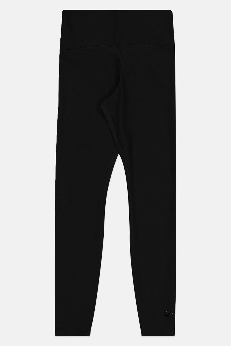 Nike ملابس رياضية نسائية تناسب شعار العلامة التجارية ضيقة، سوداء - Image 2