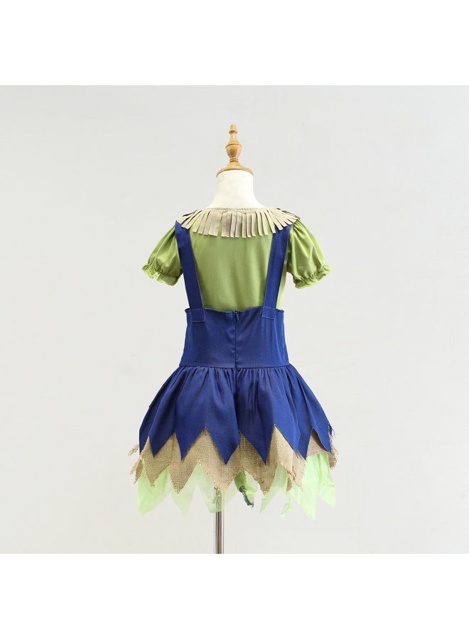 Children's Scarecrow Costume Dress - Image 4