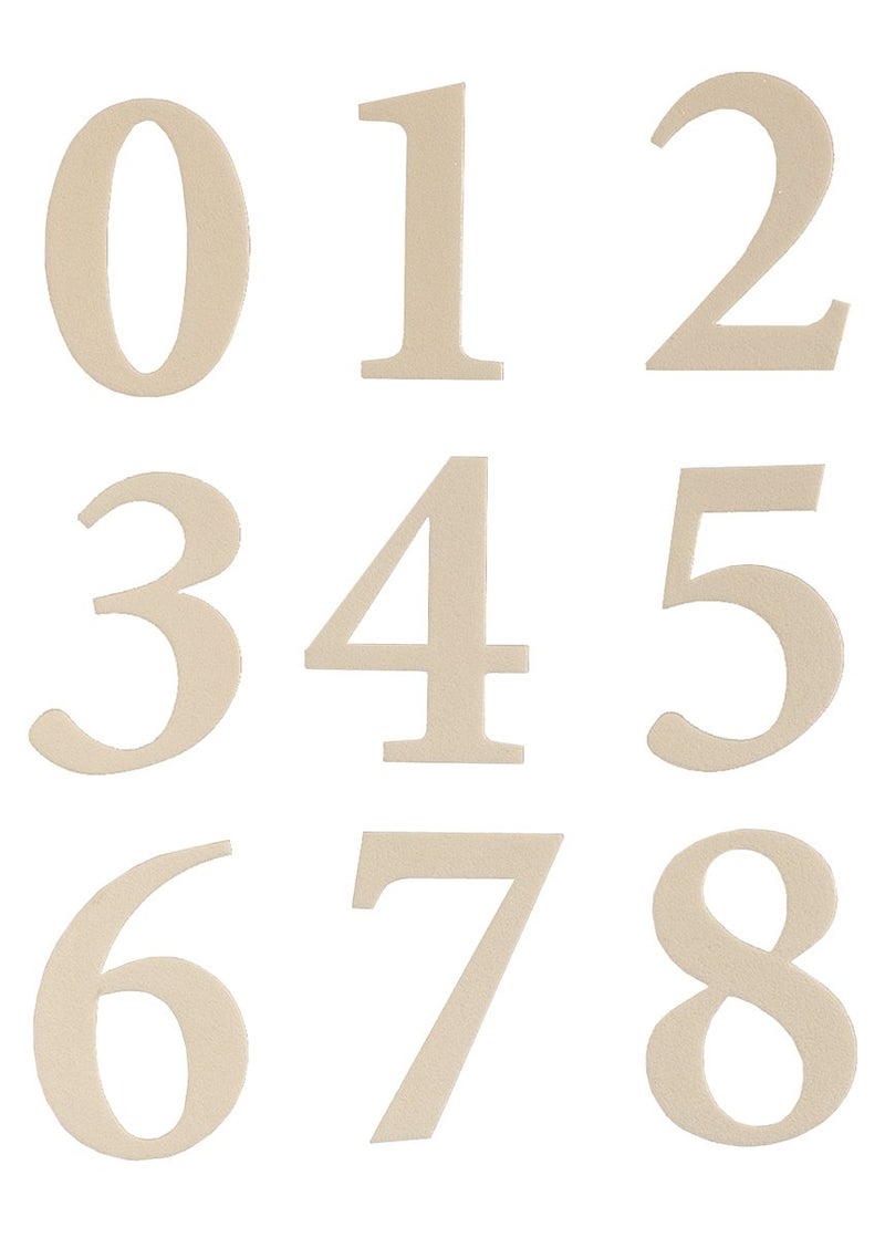 Hy-Ko Packaged Numbers & Letters, DIY Address Number Stickers for Deliveries and Navigation, Self-Adhesive House Decals for Siding, Door, Mailboxes - Image 1