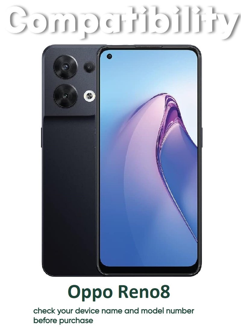 3 Pieces Antistatic ESD Dustproof Premium Quality High Definition Tempered Glass Screen Protector Designed For Oppo Reno8