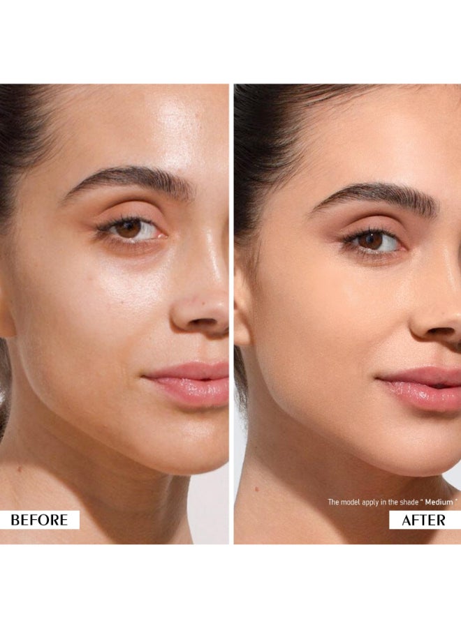 KYDA Mineral Powder SPF 35 4in1 Mineral Pressed Powder Foundation with Concealer and Setting Matte Weightless Pressed Foundation Light to Medium Coverage MEDIUM - Image 4