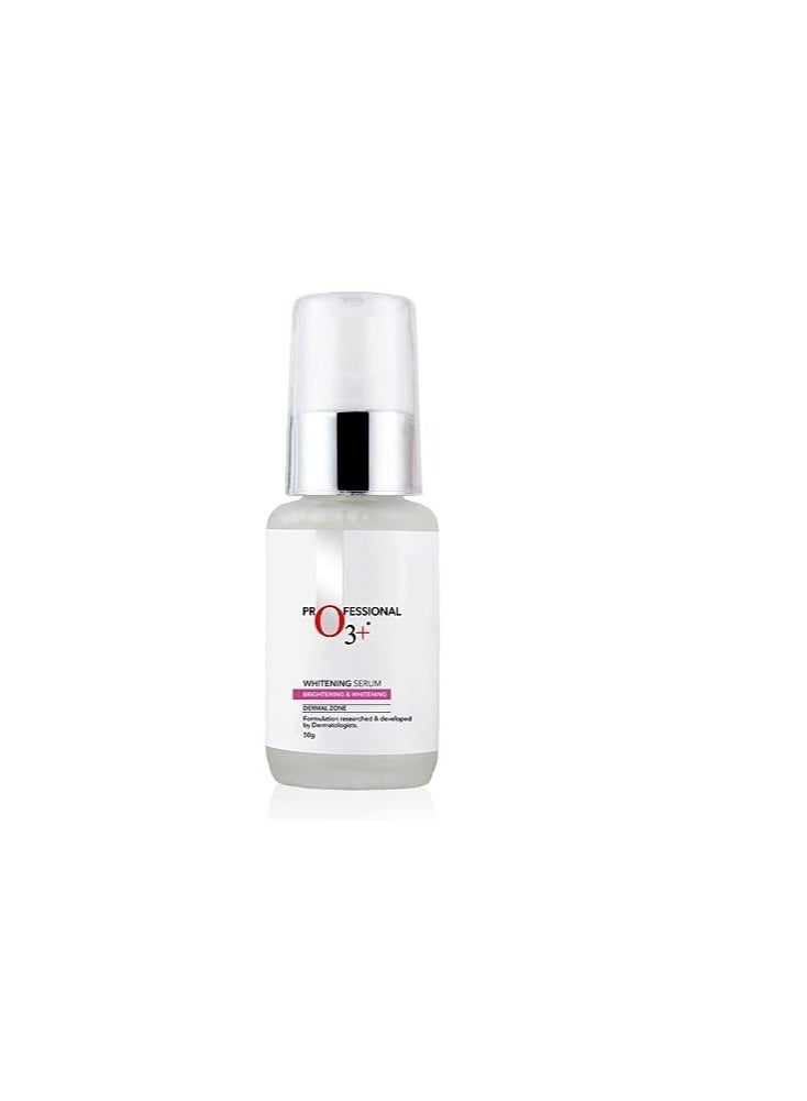 O3+ Whitening Serum for Pigmentation Control and Skin Brightening, 50ml & O3+ Brightening & Whitening Face Wash with Cucumber and Aloe Vera Extracts (100ml) Combo - Image 1