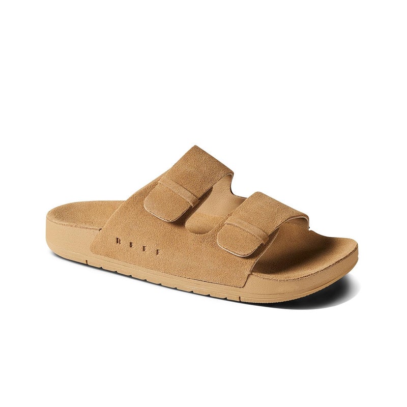 REEF Ojai Two Bar Women's Fashion Slide Sandal, Premium Leather, Soft Cushion Footbed, Starfish, 10 - Image 3