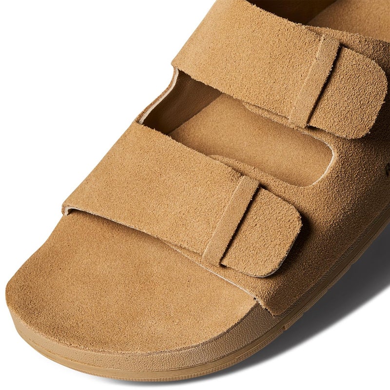 REEF Ojai Two Bar Women's Fashion Slide Sandal, Premium Leather, Soft Cushion Footbed, Starfish, 10 - Image 4
