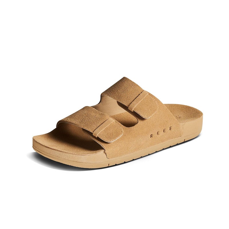 REEF Ojai Two Bar Women's Fashion Slide Sandal, Premium Leather, Soft Cushion Footbed, Starfish, 10 - Image 1