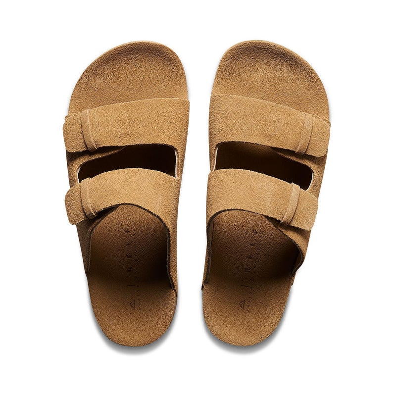 REEF Ojai Two Bar Women's Fashion Slide Sandal, Premium Leather, Soft Cushion Footbed, Starfish, 10 - Image 2