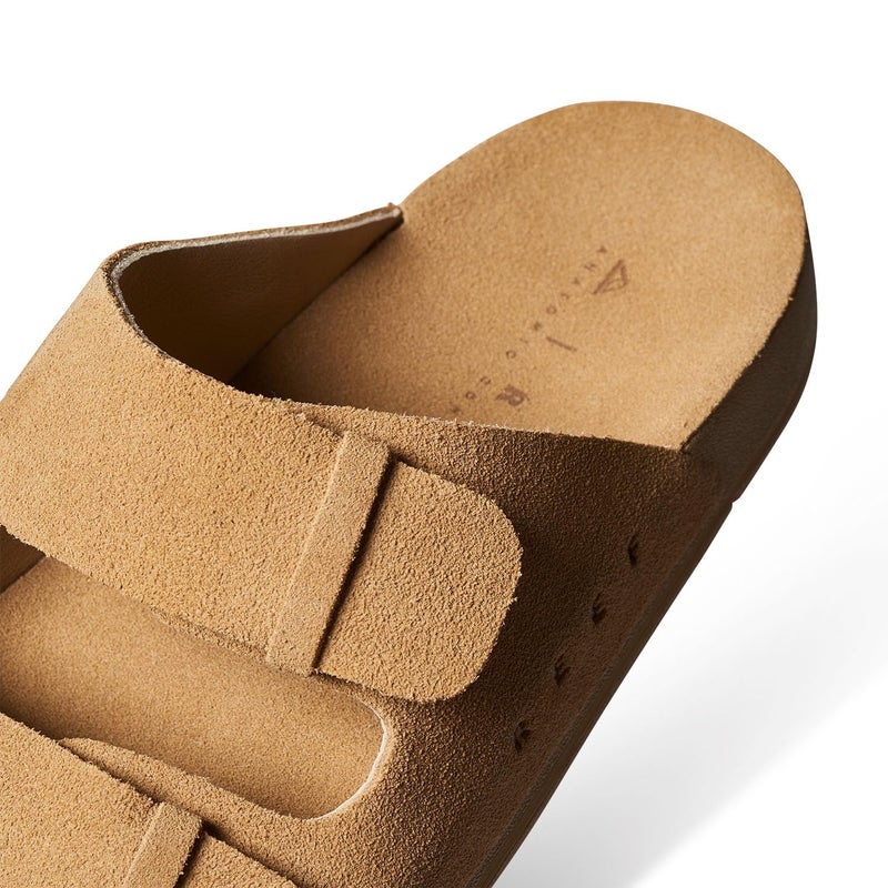 REEF Ojai Two Bar Women's Fashion Slide Sandal, Premium Leather, Soft Cushion Footbed, Starfish, 10 - Image 5