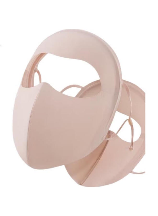 Beneunder Sun Protection Face Mask For Women, Uv-Resistant Medical Beauty Full Face Mask, High-Quality Face Cover, Cycling Face Guard, Twilight Black - Image 2